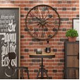 Hot-selling cafe bar personality metal antique wall clock living room creative mute clock