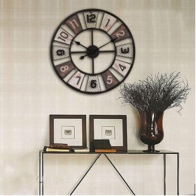Style creative living room clock simple personality mute wall clock fashion clock home round