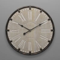 New European-style living room creative wall clock cafe bar decoration metal mute clock