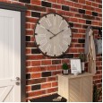 New European-style living room creative wall clock cafe bar decoration metal mute clock