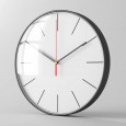 Metal mute wall clock Nordic simple creative living room clock fashion home to map