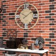 Hot selling explosive products creative wooden Nordic style wall clock living room study clock mute clock