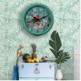 Hot products wrought iron personality retro wall clock rural home living room silent clock