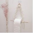 Nordic style woven tapestry paper towel rack storage rack B & B style hotel wall decoration wall hanging hot sale