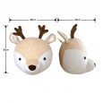 Explosive Nordic style animal headwear children's room ornaments unicorn elephant rabbit toy head plush decoration