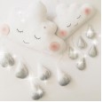 New cloud raindrop ornaments children's room decoration tent supporting photography props explosion models