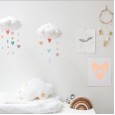 Explosion colorful cloud love ornaments children's room decoration children's tent mosquito net matching decoration