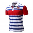 New spring and summer casual large size men's POLO shirt men's lapel shirt shirt024