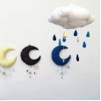 Explosion moon cloud ornaments children's room decoration baby bedside toys photography props
