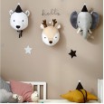 Explosive Nordic style animal headdress Christmas deer polar bear toy plush decoration children's room ornaments