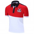 Spring and summer new men's POLO shirt men's short-sleeved lapel shirt