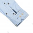 Ouma Men's Fashion Print Shirt Casual Lapel Cotton Shirt 223