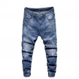 New high-end men's men's wild casual pants men's fashion slim jeans men