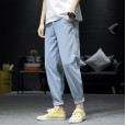 Spring and summer new wide-leg casual pants men's Japanese style nostalgic jeans wash tide brand men's pants