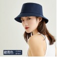 Japanese small brim fisherman hat men and women outdoor leisure basin hat small fresh shade hat waterproof travel folding