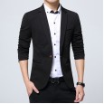 Casual suit men's large size small suit Korean version of the jacket will be Western male