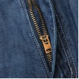 Increased force loose straight casual jeans autumn cotton plus fertilizer XL thin section denim trousers male pants