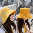 Spring men and women fisherman hat fashion outdoor labeling letters outdoor leisure basin hat