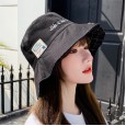 Spring men and women fisherman hat fashion outdoor labeling letters outdoor leisure basin hat