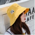 Spring men and women fisherman hat fashion outdoor labeling letters outdoor leisure basin hat