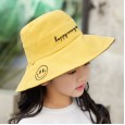 Parent-child fisherman hat summer female smile basin hat big brim sunscreen sun hat tide