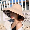 New summer double-sided color matching Dayan fisherman hat literary folding sunscreen sun hat female