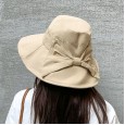 Fisherman hat female bow travel sunscreen big sun hat wild sun hat spring and autumn