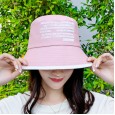 New female spring and autumn rubber color matching sunshade foldable basin hat big eaves cover face fisherman hat female summer