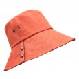 Cotton fisherman hat female creative pocket fisherman hat spring and summer shade big eaves sun hat ladies sunscreen hat