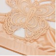 Front buckle no steel ring beautiful back large size fat MM smooth bra seamless sexy lingerie bra