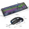 K180 mechanical keyboard punk key caps luminous game green axis e-sports 104 keys no punch USB computer wired