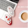 Cartoon cute wireless mouse ultra-thin mute optical mouse business office mouse