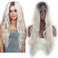 Yiwu Ms. Synthetic Wig Wigs Customized Mid-length Long Curly Hair Gradient