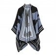 The new street color matching faux cashmere ladies warm wild scarf shawl
