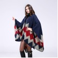 Hand-stitched thickening lengthened open long-selling cloak air conditioning warm decoration shawl scarf