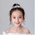 Children's Crown Headdress Princess Girl Crown Crystal Kid Frozen Aisha Birthday Rhinestone Hair Band