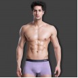 Men's underwear high-end seamless breathable Lenzing Modal boxer briefs mid-rise high-grade men's underwear