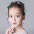 Girls garland head flower beautiful handmade children's hair accessories birthday handmade headdress married Mori girl Korean flower girl accessories