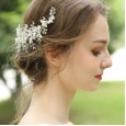J6163 bridal headdress rhinestone hairpin wedding side clip handmade wedding jewelry design hair accessories new