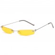 Trendy exquisite sunglasses men and women small frame square wild sunglasses street shot ocean film glasses S8028