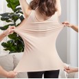 Add fat XL V-neck thermal vest women's chest pad plus velvet thick fat lace vest slim bottoming underwear