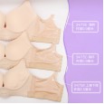 New large size glossy CDE large size fat mm thin section no trace no steel ring adjustment type gathered bra