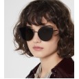New fashion round cat eye sunglasses female trend star style street shot sunglasses glasses S9014