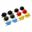 Round retro metal small frame sunglasses personality hip-hop sunglasses men and women street shooting prince mirror S9060