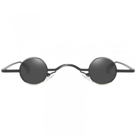 New ultra small frame round punk sunglasses men and women tide hanging nose street shot sunglasses retro sunglasses S9056