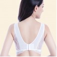 Xia Qiu new ultra-thin sexy lace bra comfortable fat mm large size underwear female no sponge large size bra