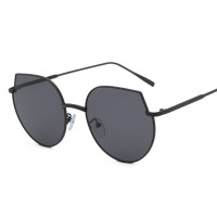 Metal round star sunglasses men and women tide big frame street shot sunglasses fashion sunglasses S9019