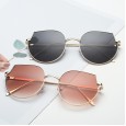 Metal round star sunglasses men and women tide big frame street shot sunglasses fashion sunglasses S9019