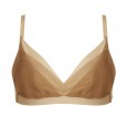 High-end withered rose no trace no steel ring bra new thin section gathered comfortable sexy underwear set
