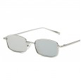 Personality square sunglasses men and women trendy street shooting sunglasses sunglasses ocean sheet metal frame glasses S8004